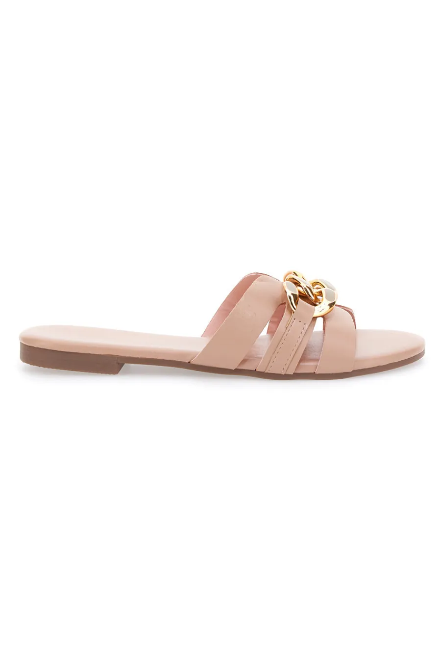 Ciabatte Basse Rosa con Catena 3982-MON DIEU Online