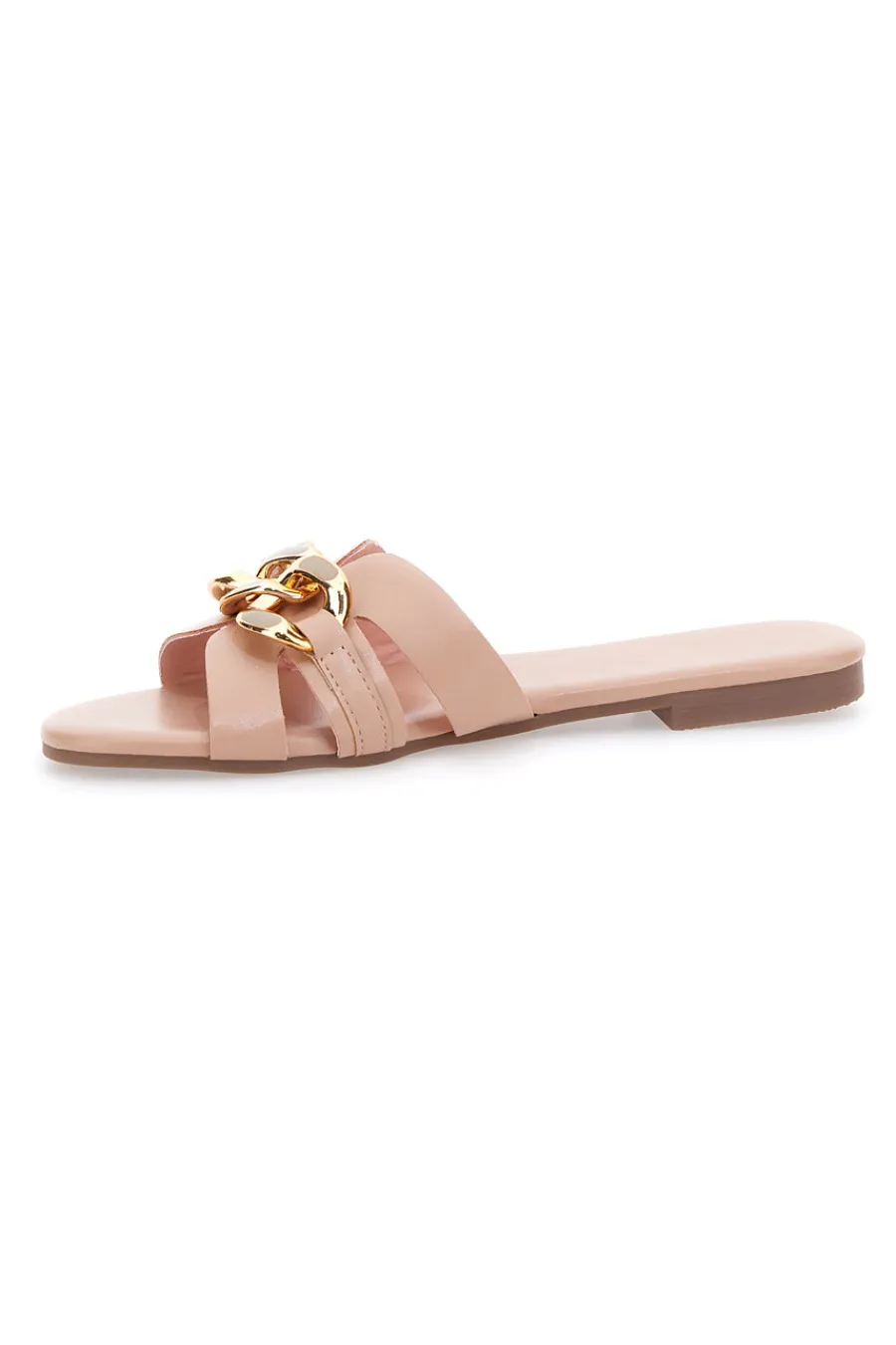 Ciabatte Basse Rosa con Catena 3982-MON DIEU Online