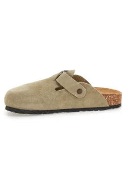 Ciabatte beige chiaro con fibbia in vera pelle PittarelloTierra 335A013PR-PITTARELLO TIERRA New