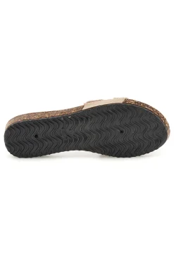 Ciabatte beige con brillantini 18103-FUN BEACH Discount