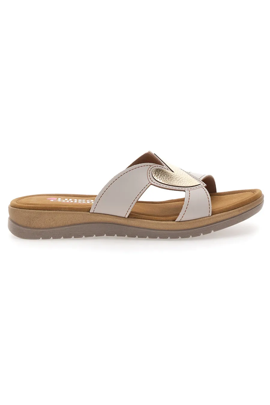 Ciabatte beige con dettaglio a cuore 7190V-LINEA COMODA New