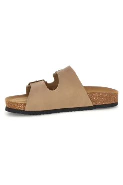 Ciabatte con doppia fascia regolabile Made in Italy in vera pelle S31T823-SUPERGA
