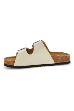 Ciabatte con doppia fascia regolabile Made in Italy in vera pelle S31C731-SUPERGA Best
