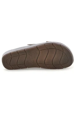 Ciabatte beige con doppia fascia e doppia fibbia 58 CP-INBLU Discount