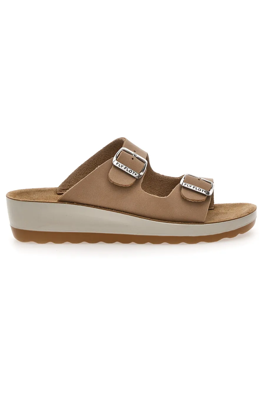 Ciabatte Beige Con Fasce Regolabili 42644-FLY FLOT Hot
