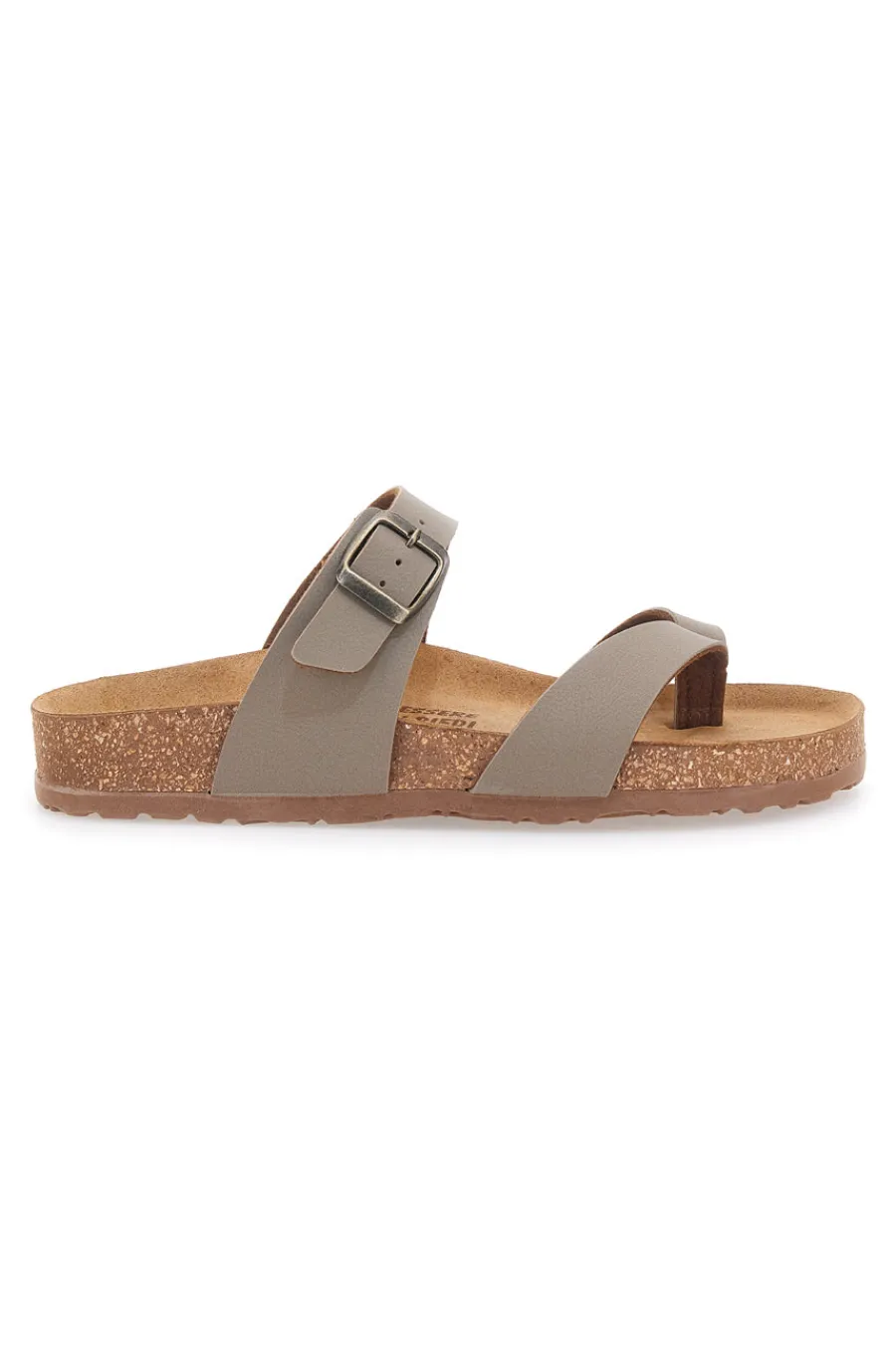 Ciabatte Beige con fibbia regolabile e plantare anatomico 202-BIO UP