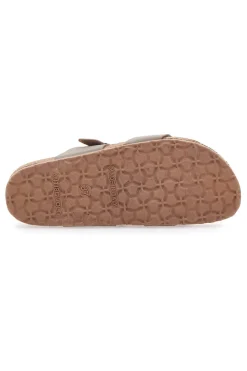 Ciabatte Beige con fibbia regolabile e plantare anatomico 202-BIO UP