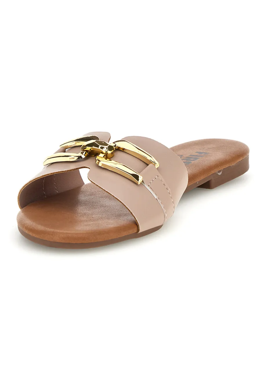 Ciabatte beige con morsetto PREA3550-THE FIRST CHIC Discount