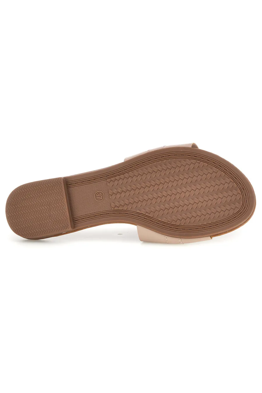 Ciabatte beige con morsetto PREA3550-THE FIRST CHIC Discount