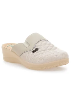 Ciabatte Beige con Punta Chiusa Made in Italy 6204-BIO UP Clearance
