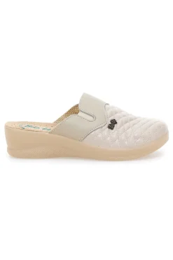 Ciabatte Beige con Punta Chiusa Made in Italy 6204-BIO UP Clearance