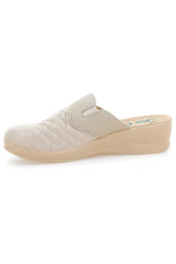 Ciabatte Beige con Punta Chiusa Made in Italy 6204-BIO UP Clearance