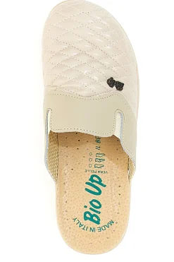 Ciabatte Beige con Punta Chiusa Made in Italy 6204-BIO UP Clearance