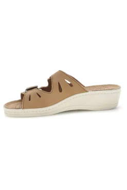 Ciabatte con sottopiede in vera pelle e plantare anatomico 90160008CE-FLY FLOT Sale
