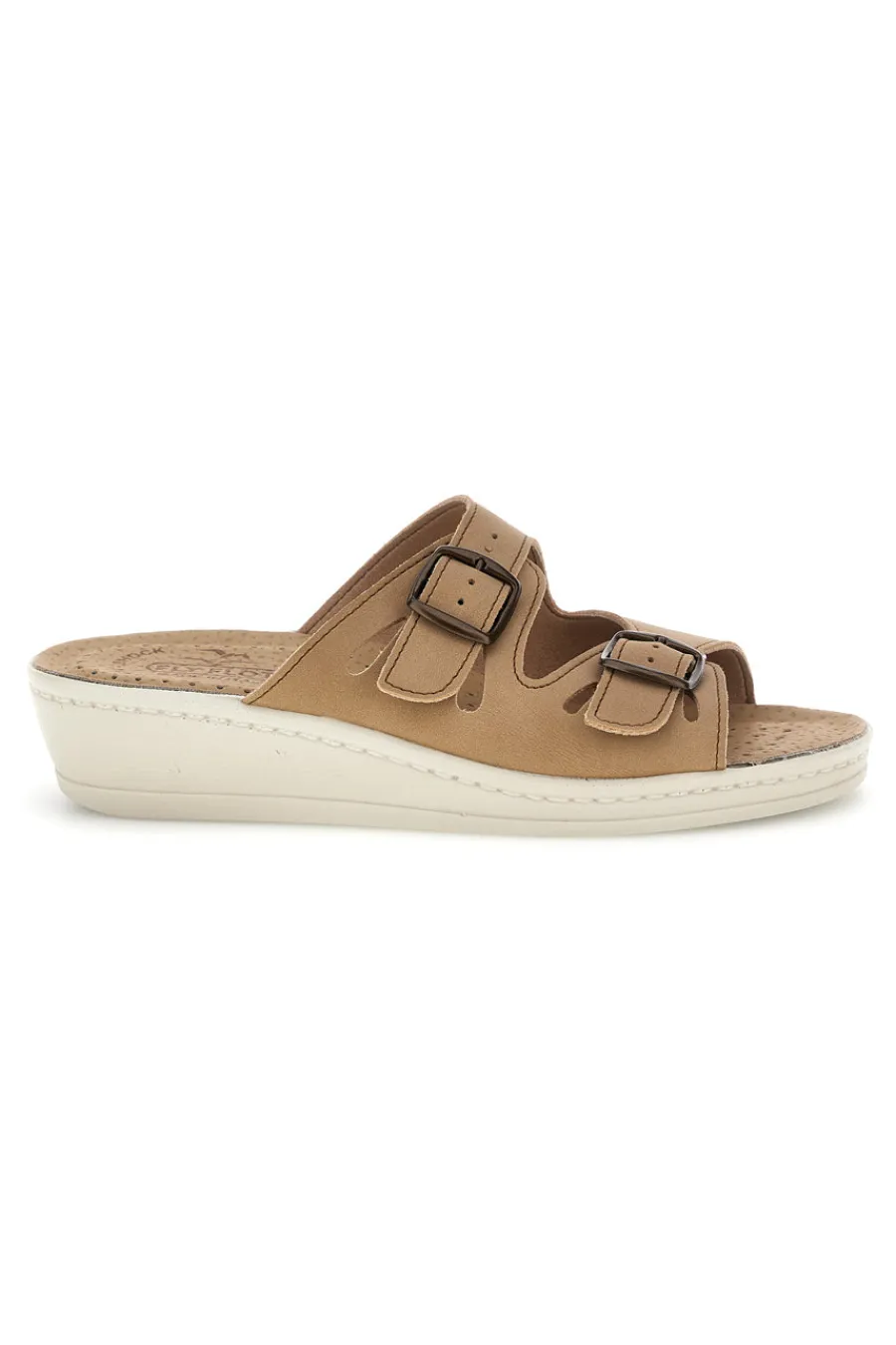 Ciabatte con sottopiede in vera pelle e plantare anatomico 90160008CE-FLY FLOT Sale
