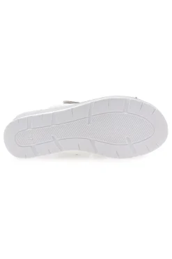Ciabatte Beige con Zeppa A Contrasto Bianca 11073143-PLOCADI Clearance