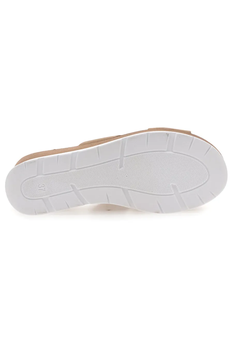 Ciabatte con Zeppa A Contrasto Bianca 11071242-PLOCADI Outlet