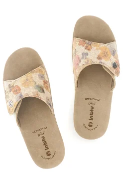 Ciabatte Beige Floreali 68 VR-INBLU Clearance