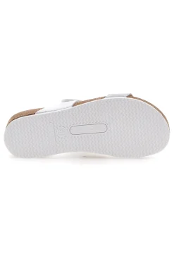 Ciabatte Bianche Con Brillantini Argentati 293480-PITTARELLO BIO Discount