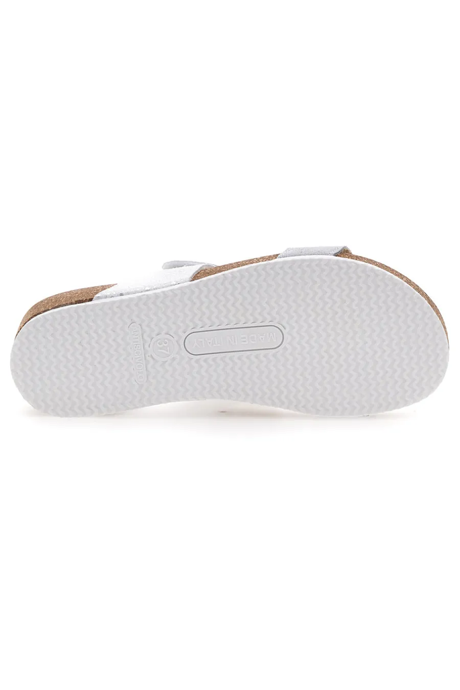 Ciabatte Bianche Con Brillantini Argentati 293480-PITTARELLO BIO Discount