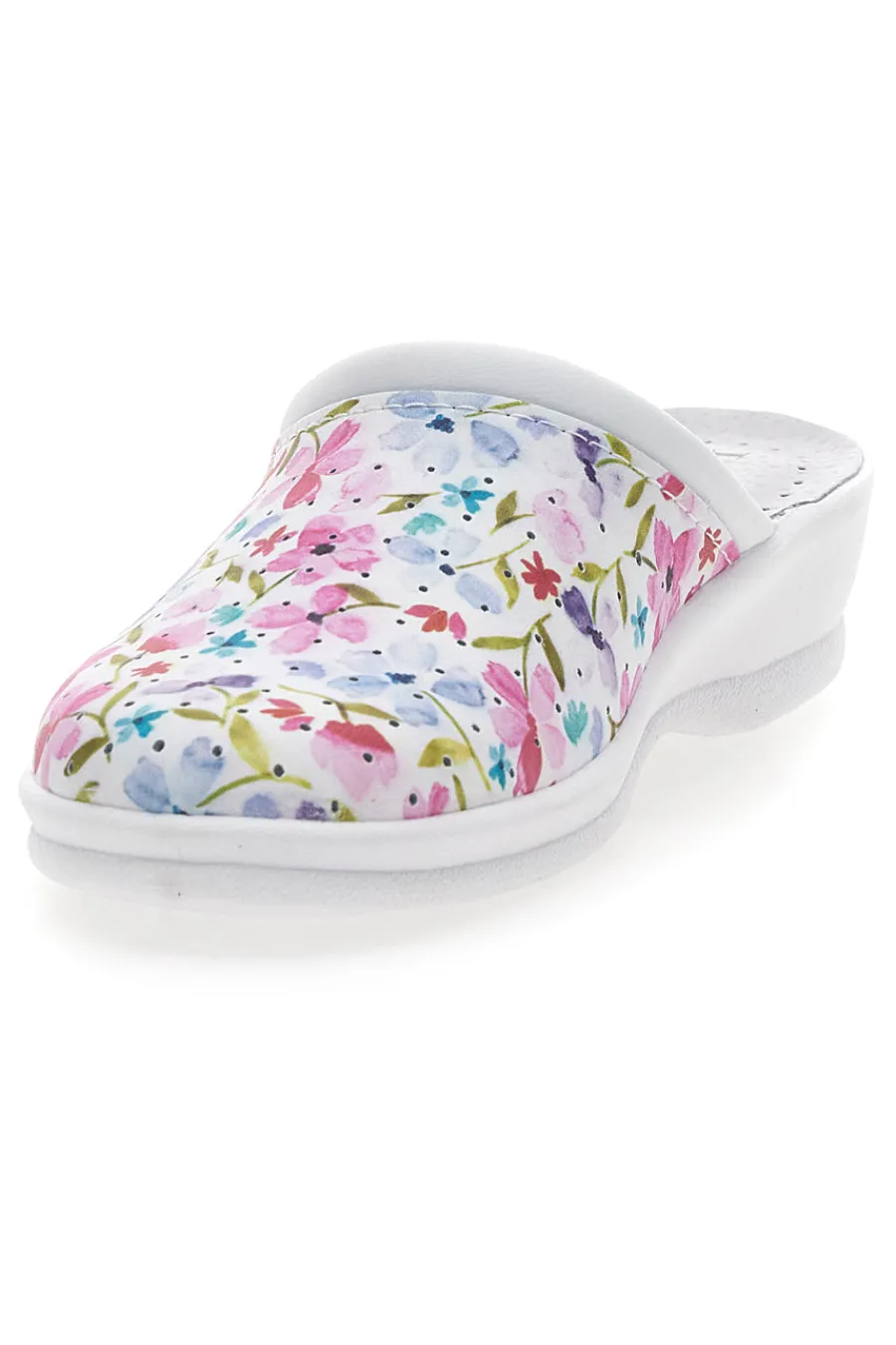 Ciabatte Bianche Con Decorazione Floreale 820002-LE SOFT Sale