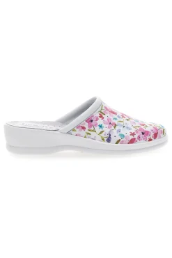 Ciabatte Bianche Con Decorazione Floreale 820002-LE SOFT Sale