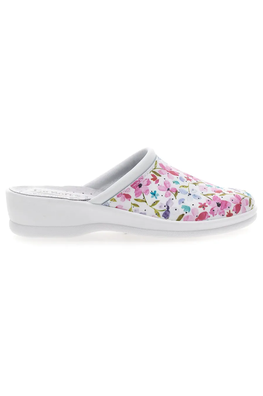 Ciabatte Bianche Con Decorazione Floreale 820002-LE SOFT Sale