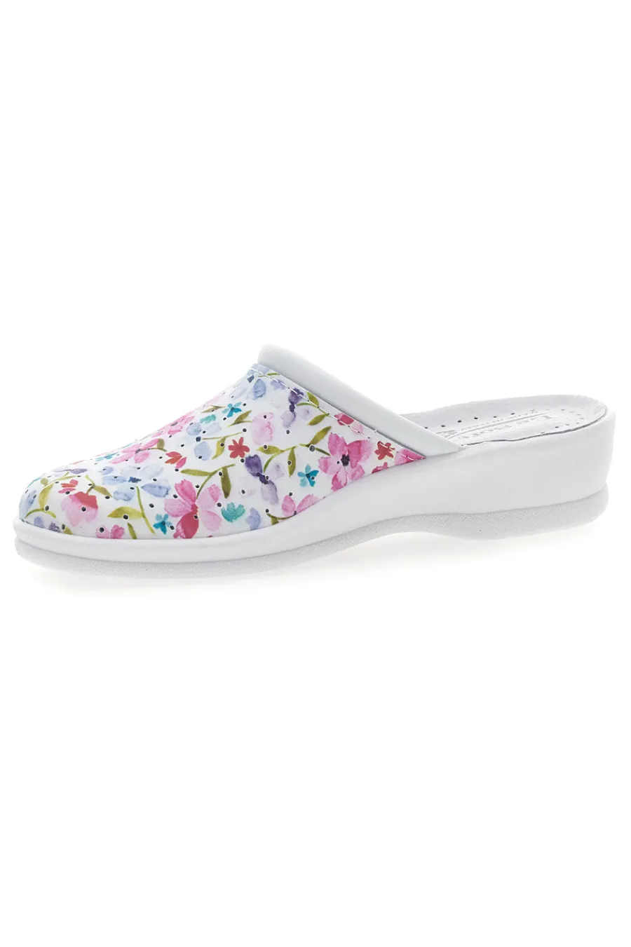 Ciabatte Bianche Con Decorazione Floreale 820002-LE SOFT Sale