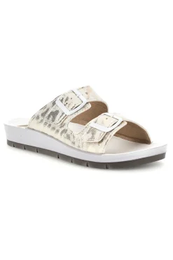 Ciabatte bianche con doppia fibbia 19 AG-INBLU Outlet