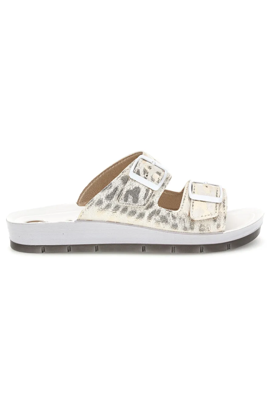 Ciabatte bianche con doppia fibbia 19 AG-INBLU Outlet