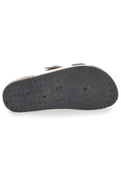 Ciabatte bianche con doppia fibbia e borchie Me & Me 14320-ME u0026 ME Best
