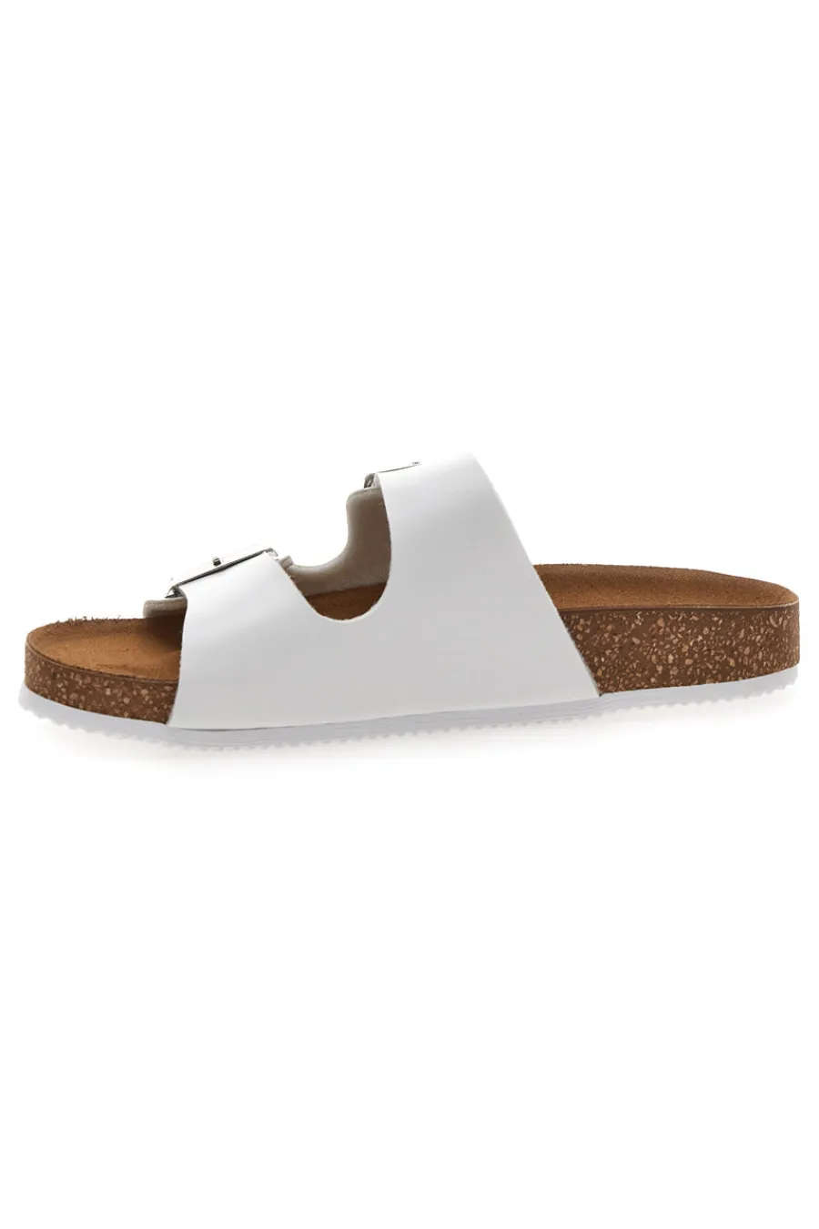 Ciabatte Bianche con Doppia Fibbia Made in Italy 335A00630SR-PITTARELLO TIERRA Clearance