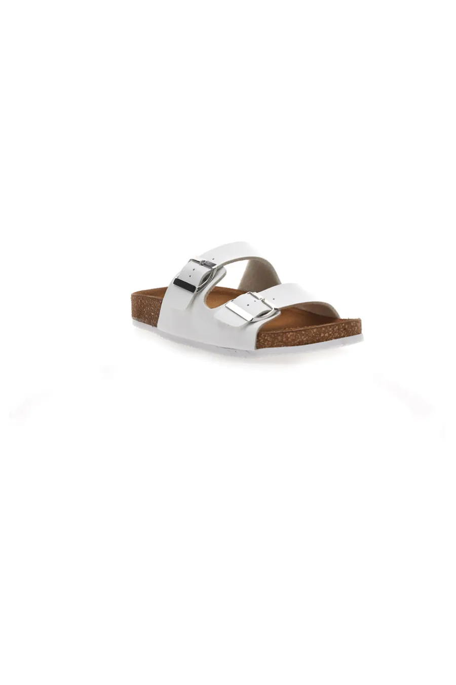 Ciabatte Bianche con Doppia Fibbia Made in Italy 335A00630SR-PITTARELLO TIERRA Clearance
