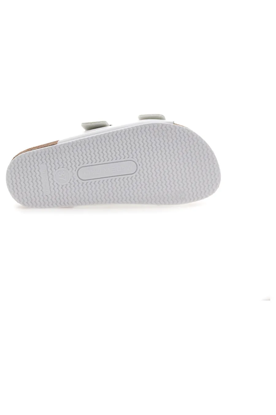 Ciabatte Bianche con Doppia Fibbia Made in Italy 335A00630SR-PITTARELLO TIERRA Clearance