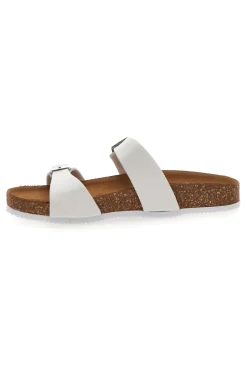 Ciabatte Bianche con Doppia Fibbia Stretta 335A006SR-PITTARELLO TIERRA Discount