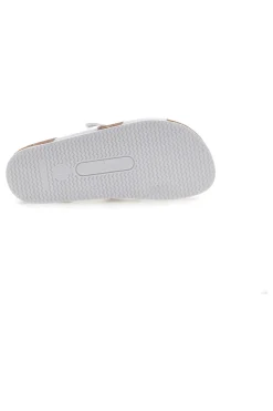 Ciabatte Bianche con Doppia Fibbia Stretta 335A006SR-PITTARELLO TIERRA Discount