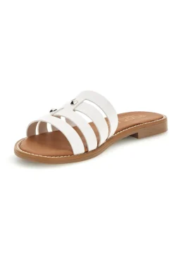 Ciabatte bianche con fasce MAT1-PLOCADI Hot