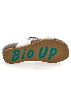 Ciabatte Bianche con Fibbia 22713-BIO UP Hot
