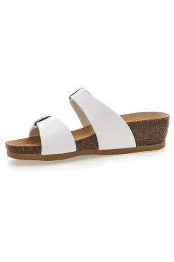 Ciabatte Bianche con Fibbia 22713-BIO UP Hot