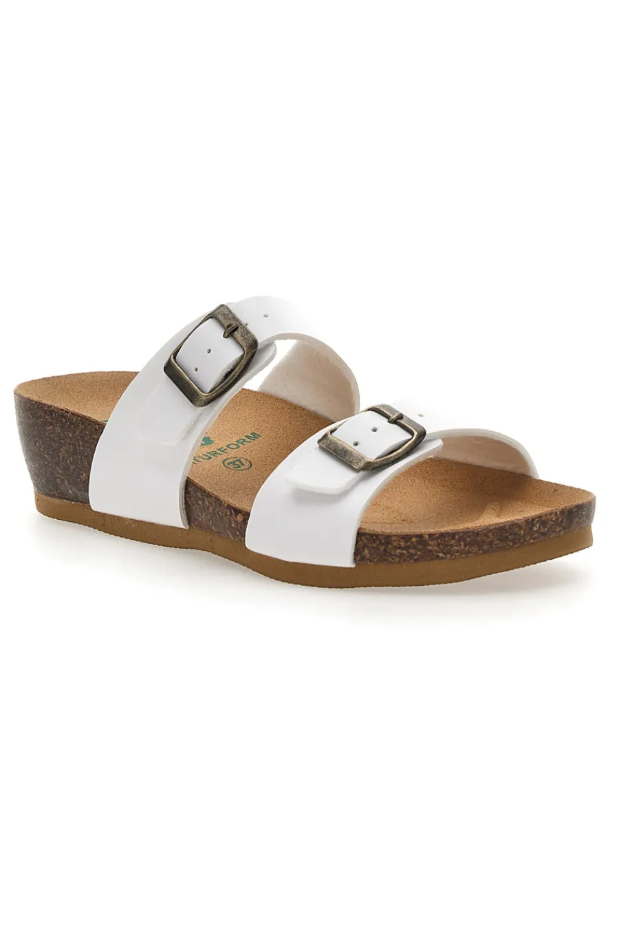 Ciabatte Bianche con Fibbia 22713-BIO UP Hot