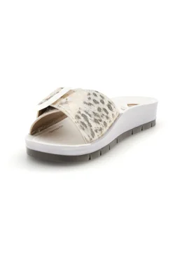 Ciabatte bianche con fibbia 18 AG-INBLU Outlet