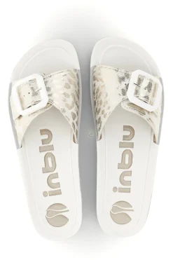Ciabatte bianche con fibbia 18 AG-INBLU Outlet