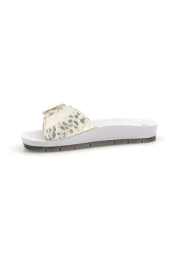 Ciabatte bianche con fibbia 18 AG-INBLU Outlet
