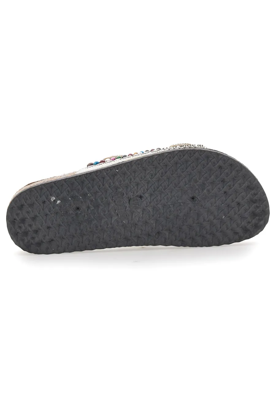 Ciabatte bianche con fibbie e perline 14177-PRIMA RIGA Discount