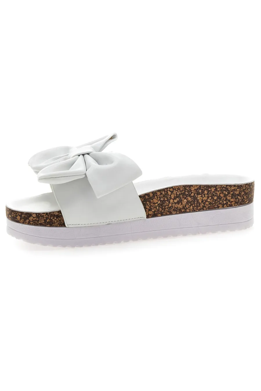 Ciabatte Bianche Con Fiocco 8634-LAURA BIAGIOTTI New