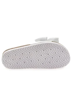 Ciabatte Bianche Con Fiocco 8634-LAURA BIAGIOTTI New