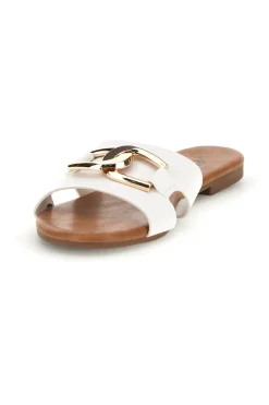 Ciabatte bianche con morsetto PREA1310-THE FIRST CHIC Sale