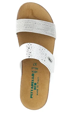 Ciabatte bianche con plantare comfort 293A480SR-PITTARELLO ECO Discount