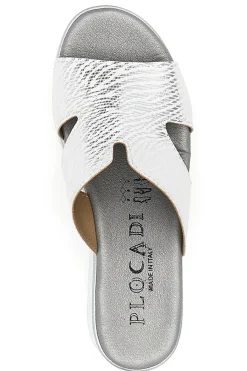 Ciabatte Bianche Con Platform 11071242-PLOCADI Outlet