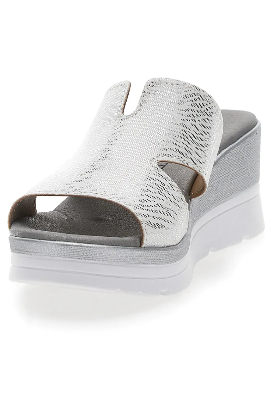 Ciabatte Bianche Con Platform 11071242-PLOCADI Outlet